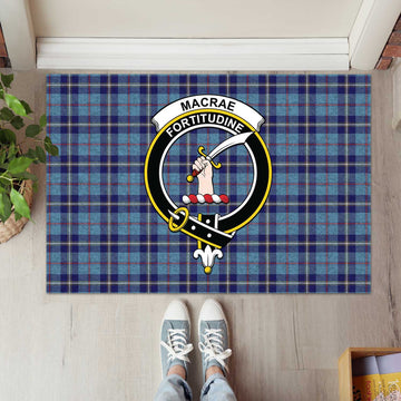 MacRae of America Tartan Door Mat with Family Crest