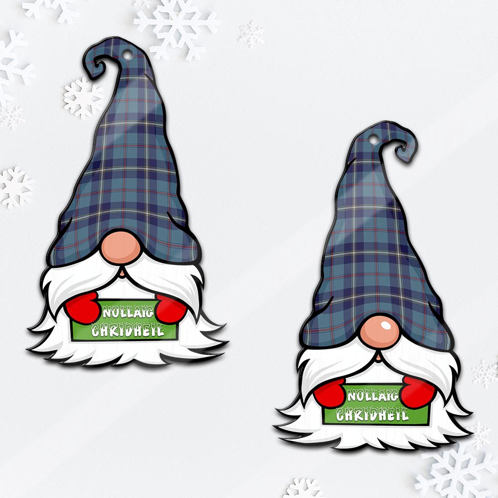 MacRae of America Gnome Christmas Ornament with His Tartan Christmas Hat - Tartan Vibes Clothing