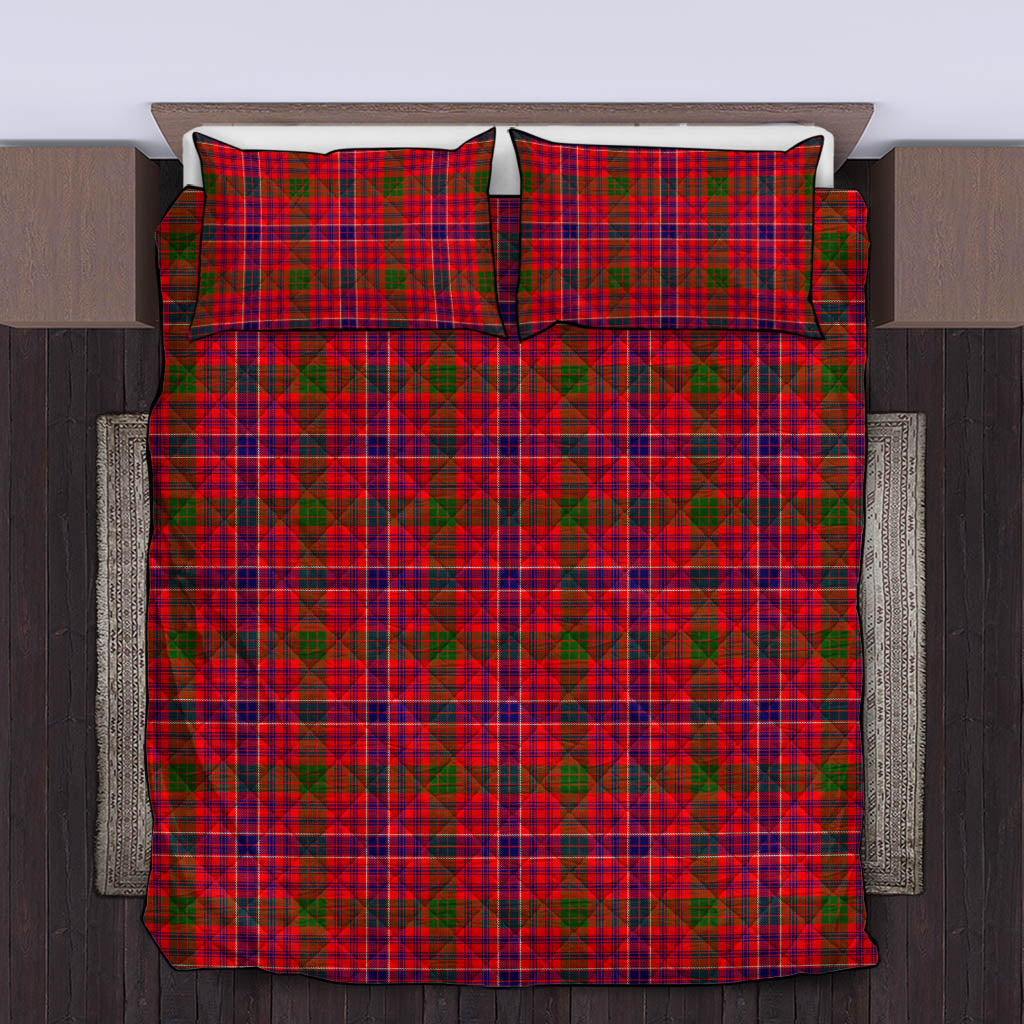 MacRow Tartan Quilt Bed Set King - Tartan Vibes Clothing