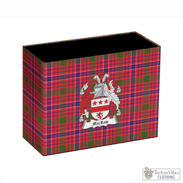 MacRow Tartan Pen Holder with Family Crest - Tartan Vibes Clothing