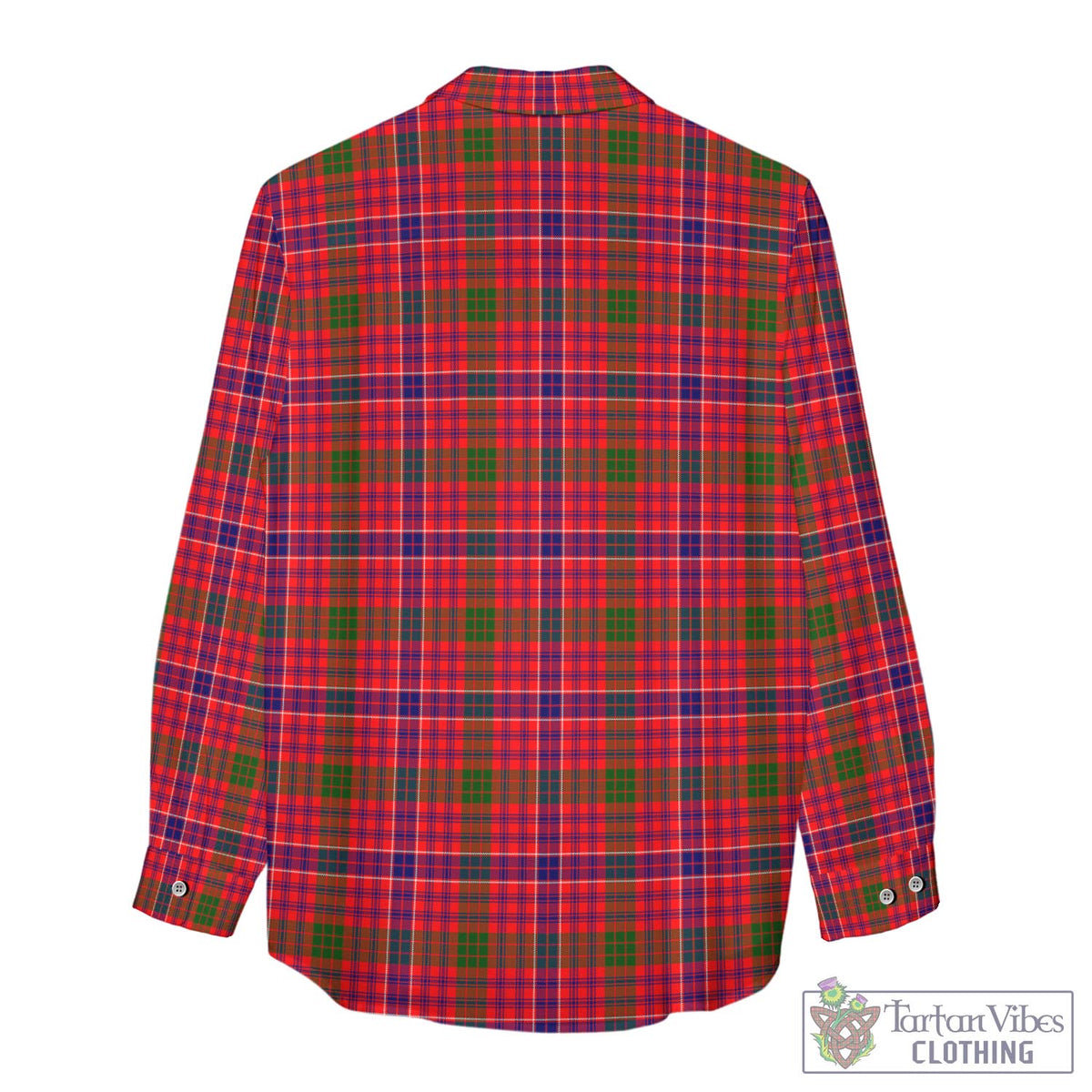 MacRow Tartan Women's Casual Shirt with Family Crest - Tartan Vibes Clothing