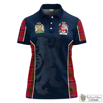 MacRow Tartan Women's Polo Shirt with Family Crest and Lion Rampant Vibes Sport Style - Tartan Vibes Clothing