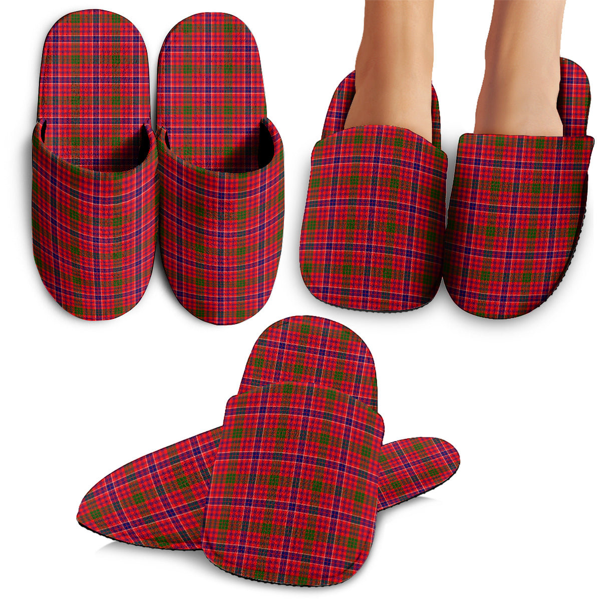 MacRow Tartan Home Slippers - Tartan Vibes Clothing
