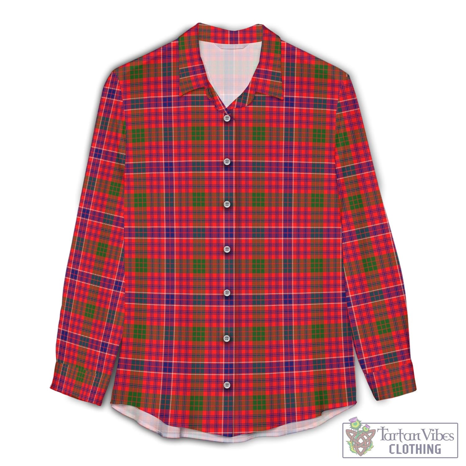 MacRow Tartan Womens Casual Shirt