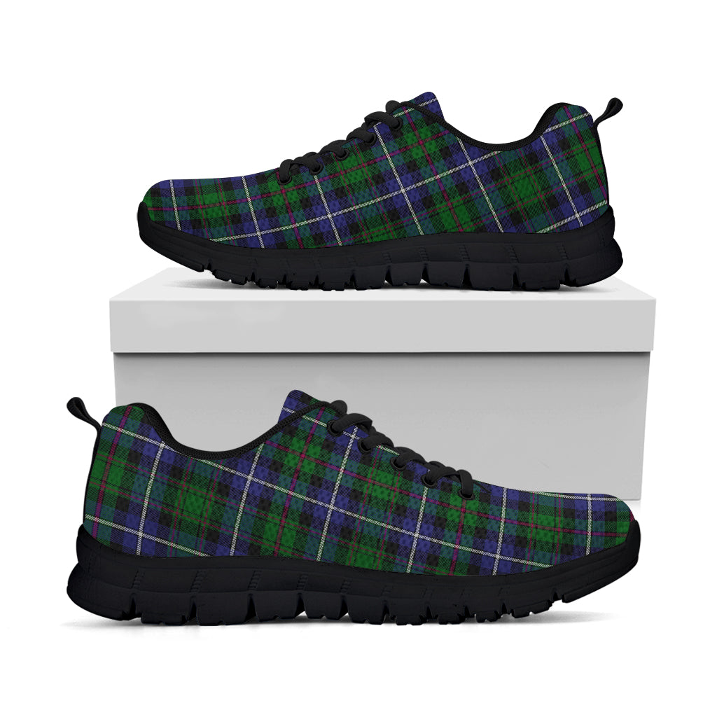 MacRow Hunting Tartan Sneakers Kid's Sneakers - Tartan Vibes Clothing
