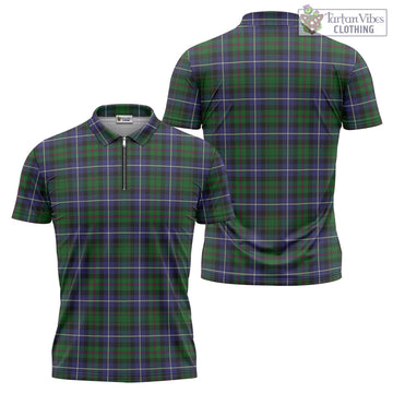 MacRow Hunting Tartan Zipper Polo Shirt