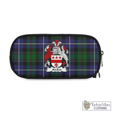 MacRow Hunting Tartan Pen and Pencil Case with Family Crest