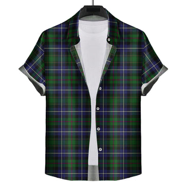 MacRow Hunting Tartan Short Sleeve Button Down Shirt