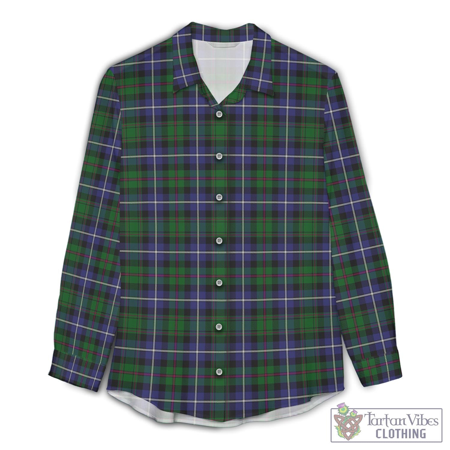 MacRow Hunting Tartan Womens Casual Shirt