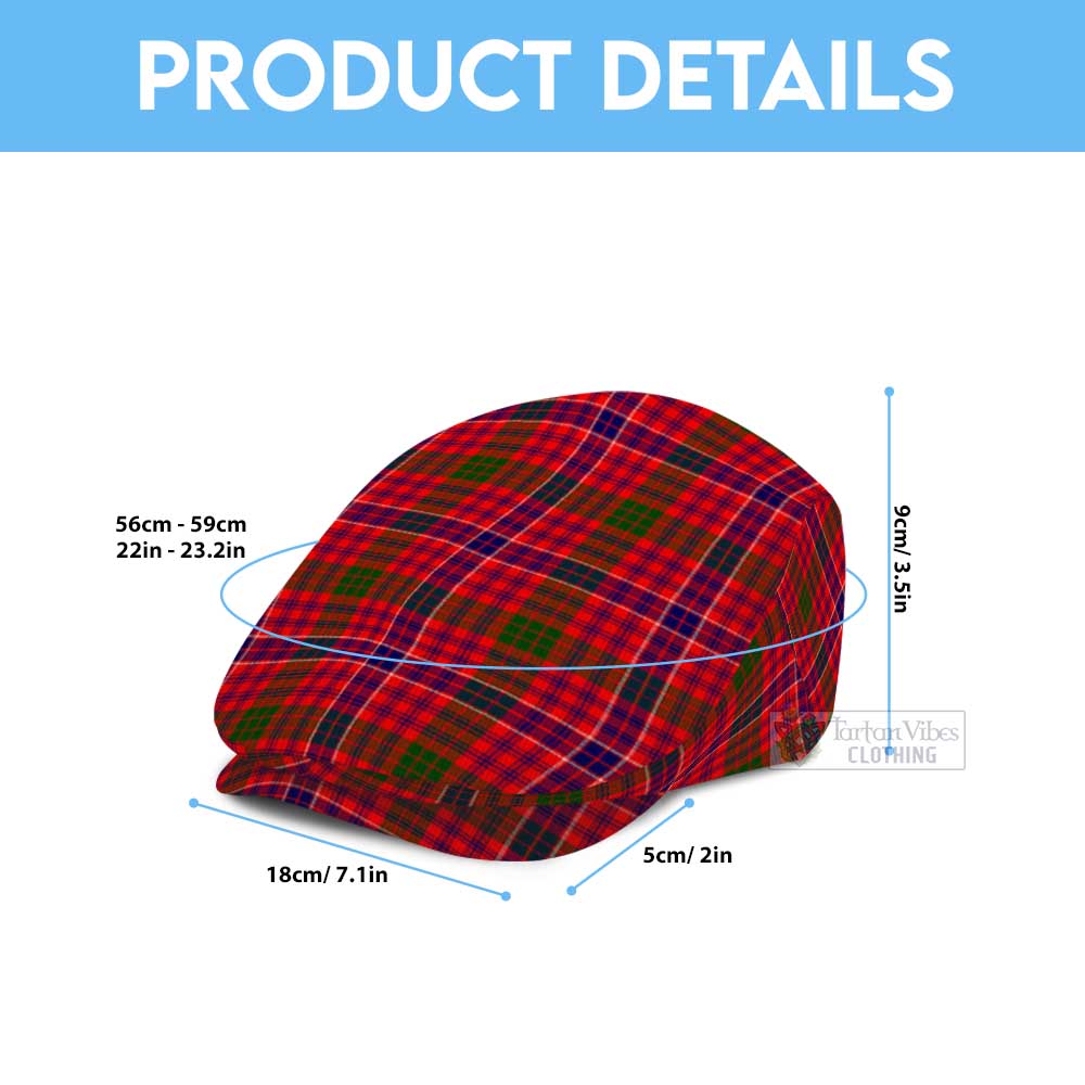 MacRow (McRow) Tartan Jeff Cap, Tartan Flat Cap - Tartan Vibes Clothing