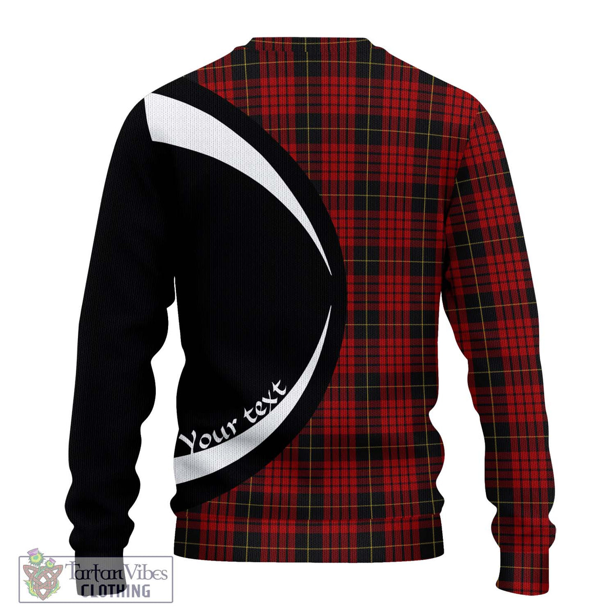 MacSwan Tartan Ugly Sweater with Family Crest Circle Style - Tartan Vibes Clothing