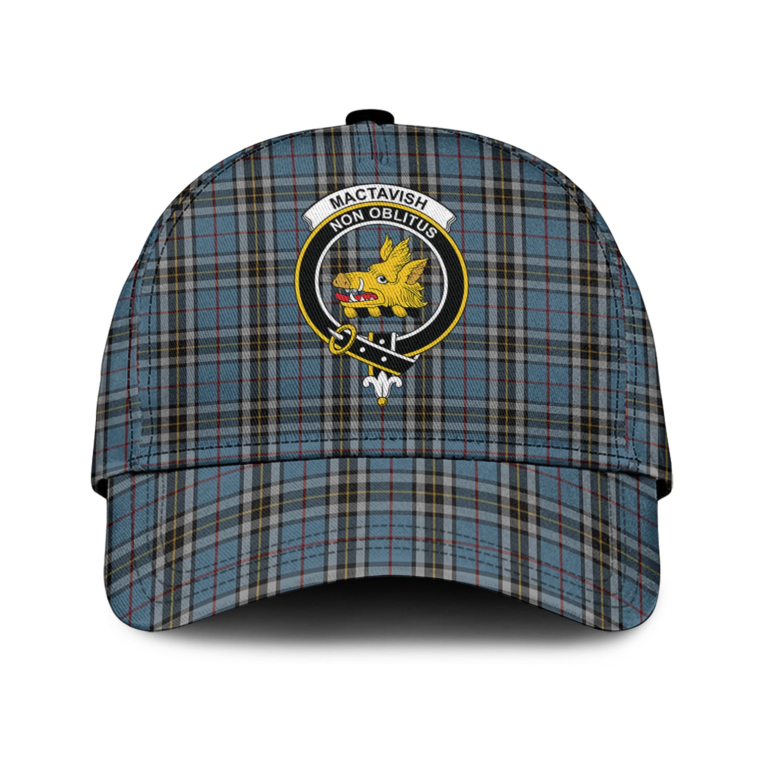 MacTavish Dress Tartan Classic Cap with Family Crest Classic Cap Universal Fit - Tartan Vibes Clothing