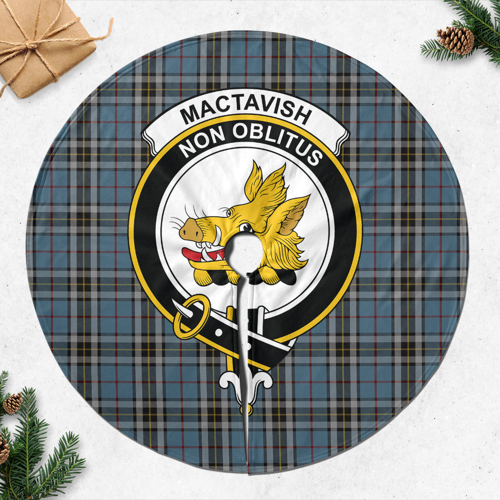 mactavish-dress-tartan-christmas-tree-skirt-with-family-crest