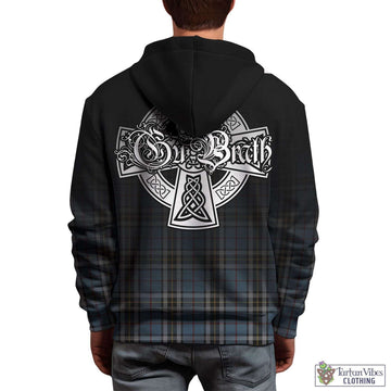 MacTavish Dress Tartan Hoodie Featuring Alba Gu Brath Family Crest Celtic Inspired