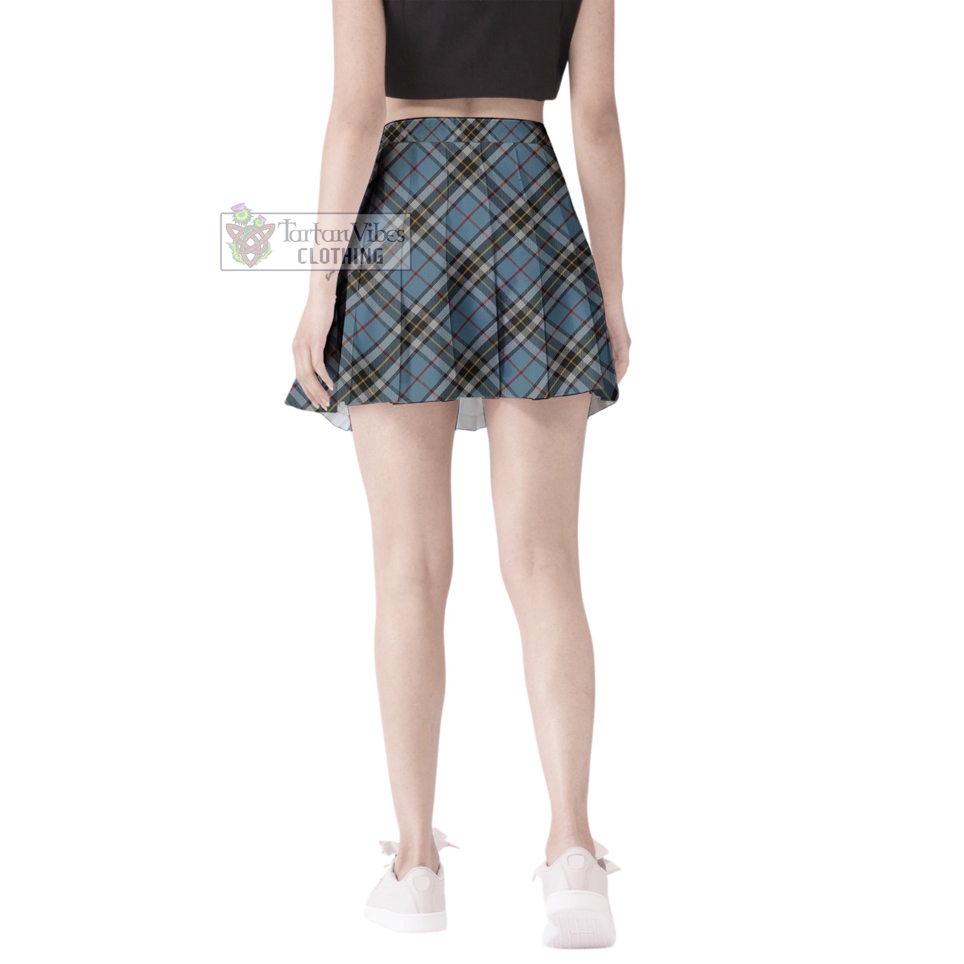 Tartan Vibes Clothing MacTavish Dress Tartan Women's Plated Mini Skirt