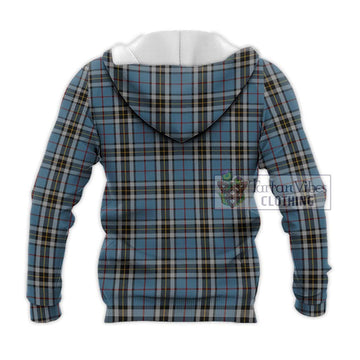 MacTavish Dress Tartan Knitted Hoodie with Family Crest DNA In Me Style