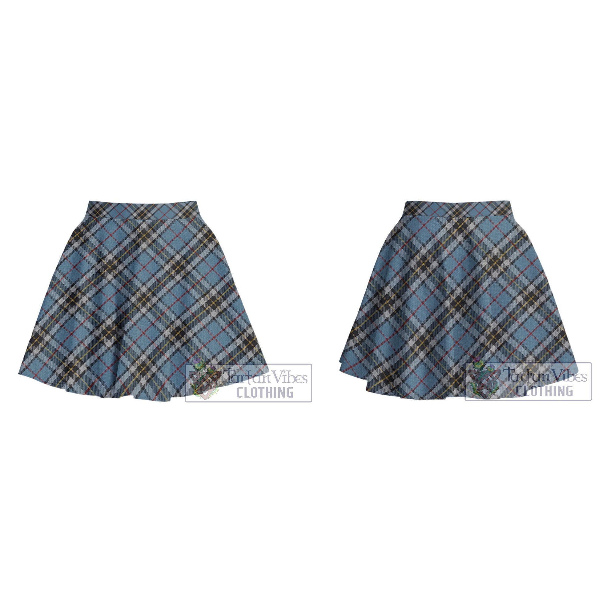 Tartan Vibes Clothing MacTavish Dress Tartan Women's Plated Mini Skirt