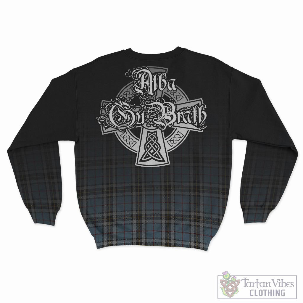 Tartan Vibes Clothing MacTavish Dress Tartan Sweatshirt Featuring Alba Gu Brath Family Crest Celtic Inspired