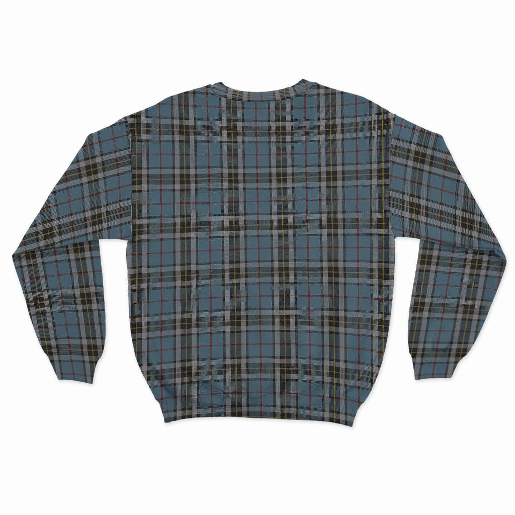 MacTavish Dress Tartan Sweatshirt with Family Crest - Tartan Vibes Clothing