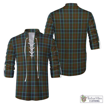 MacTavish Hunting Tartan Men's Scottish Traditional Jacobite Ghillie Kilt Shirt