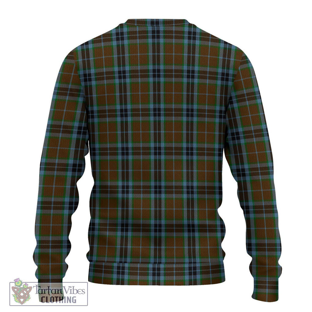 MacTavish Hunting Tartan Knitted Sweater with Family Crest DNA In Me Style - Tartanvibesclothing Shop