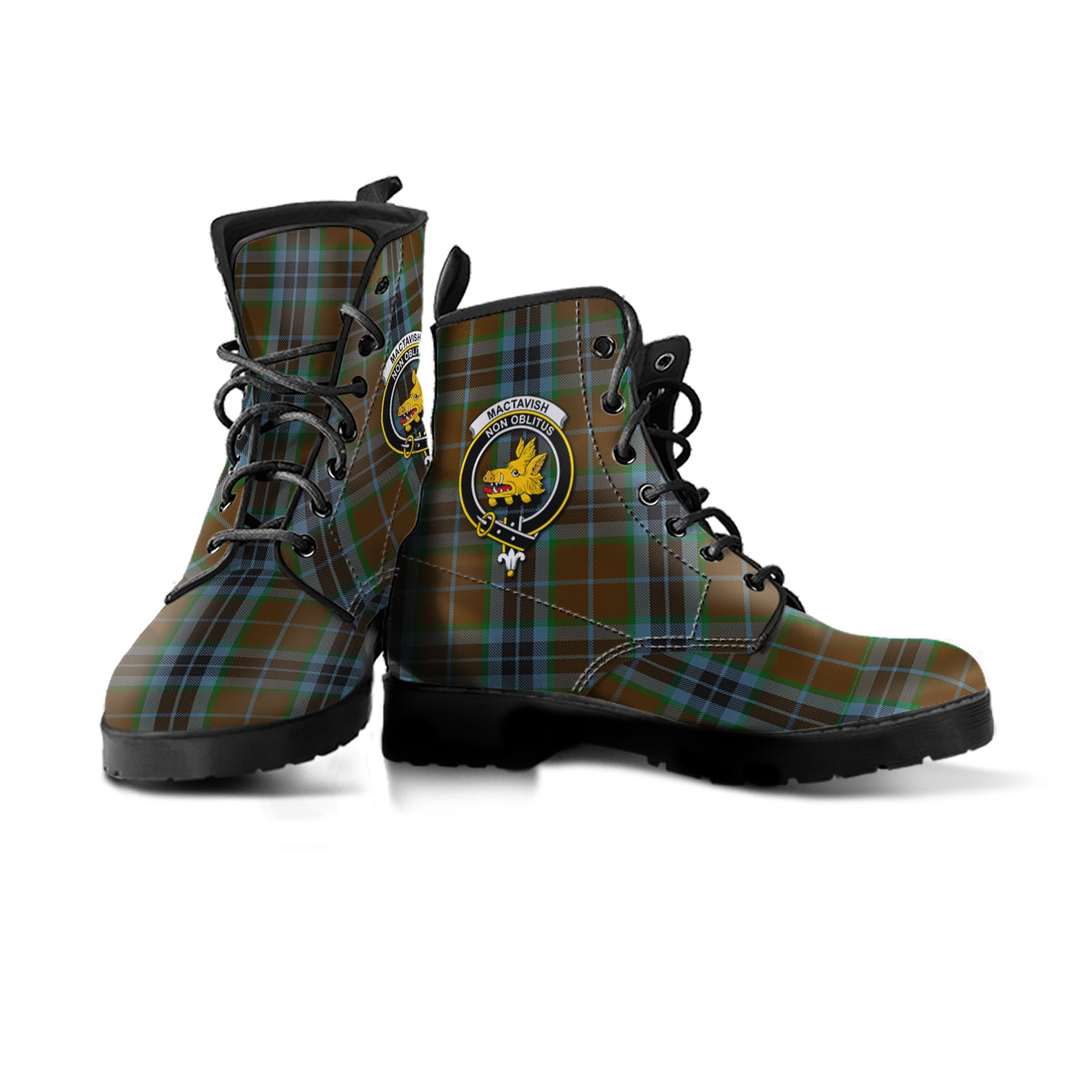 mactavish-hunting-tartan-leather-boots-with-family-crest