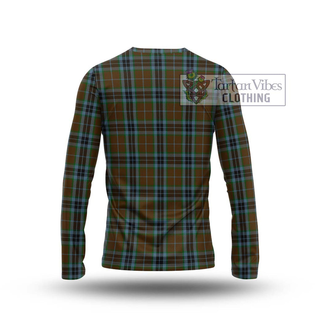 MacTavish Hunting Tartan Long Sleeve T-Shirt with Family Crest DNA In Me Style - Tartanvibesclothing Shop