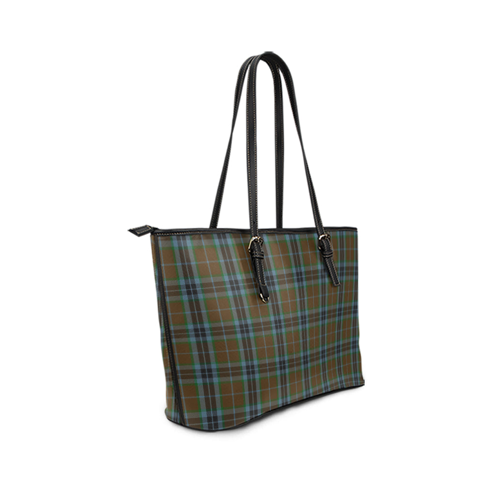 mactavish-hunting-tartan-leather-tote-bag