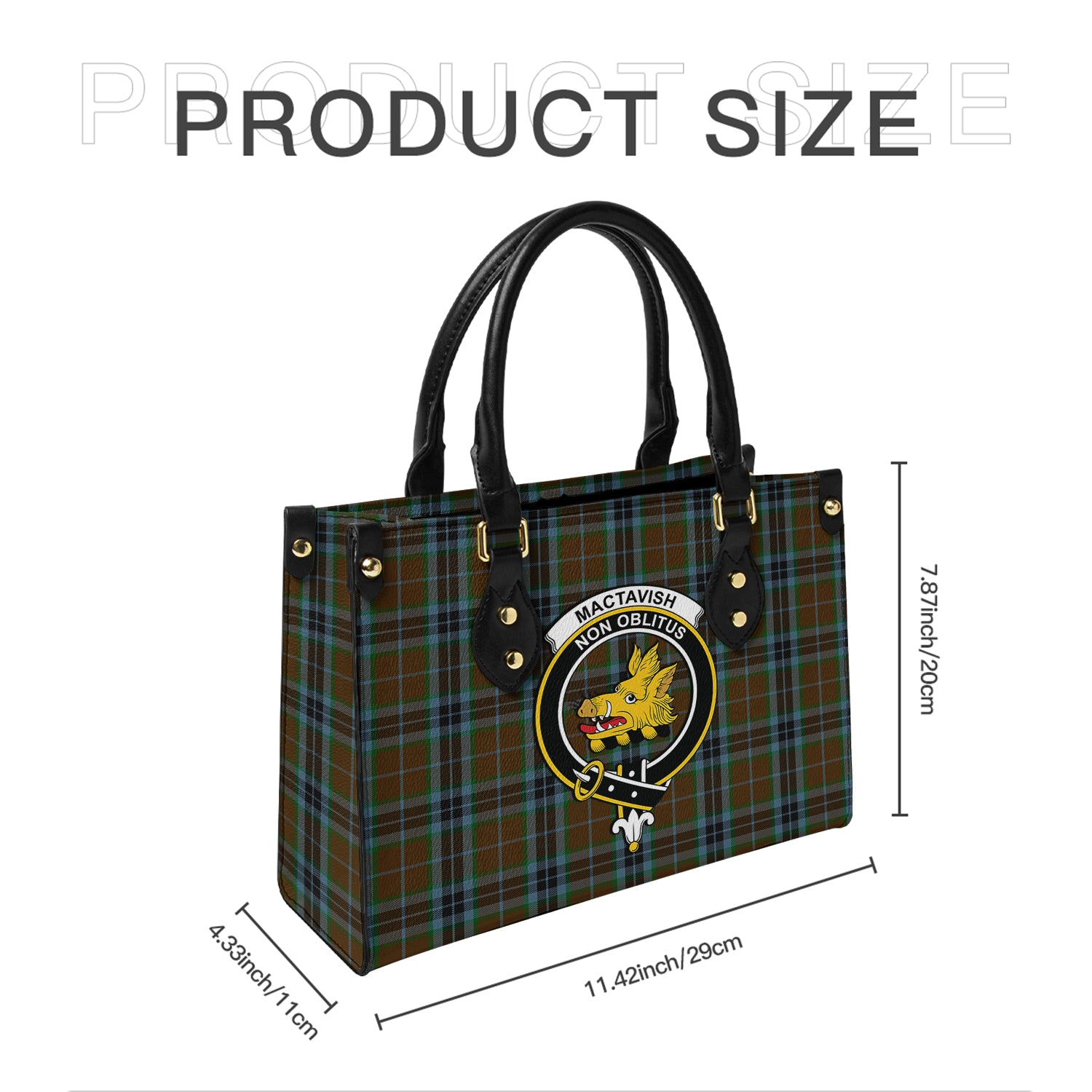 mactavish-hunting-tartan-leather-bag-with-family-crest