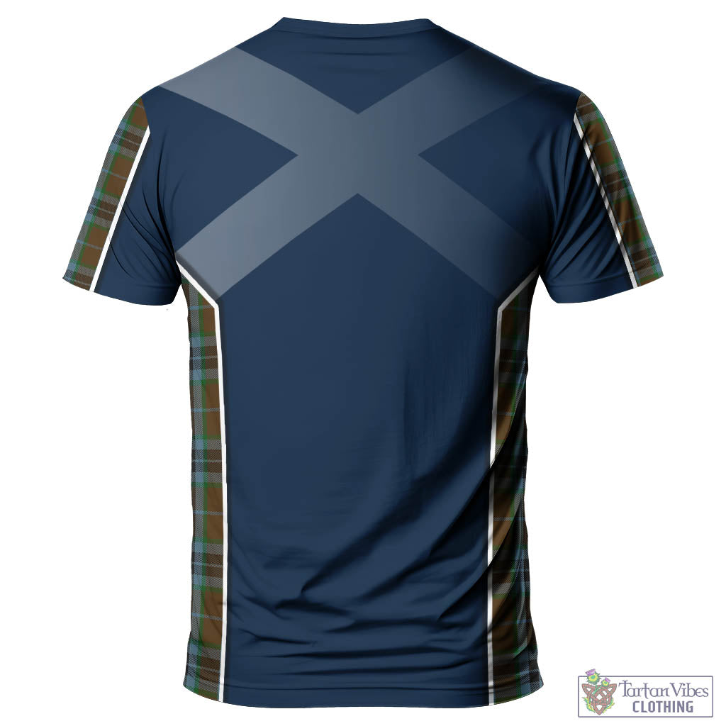 Tartan Vibes Clothing MacTavish Hunting Tartan T-Shirt with Family Crest and Lion Rampant Vibes Sport Style