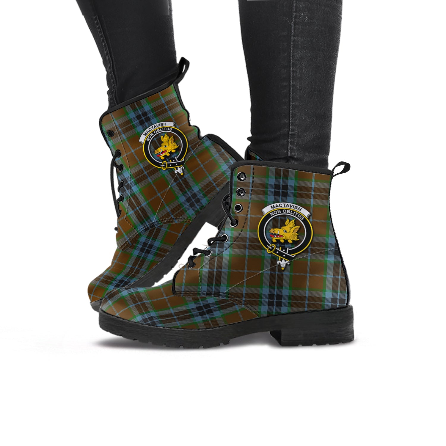 mactavish-hunting-tartan-leather-boots-with-family-crest