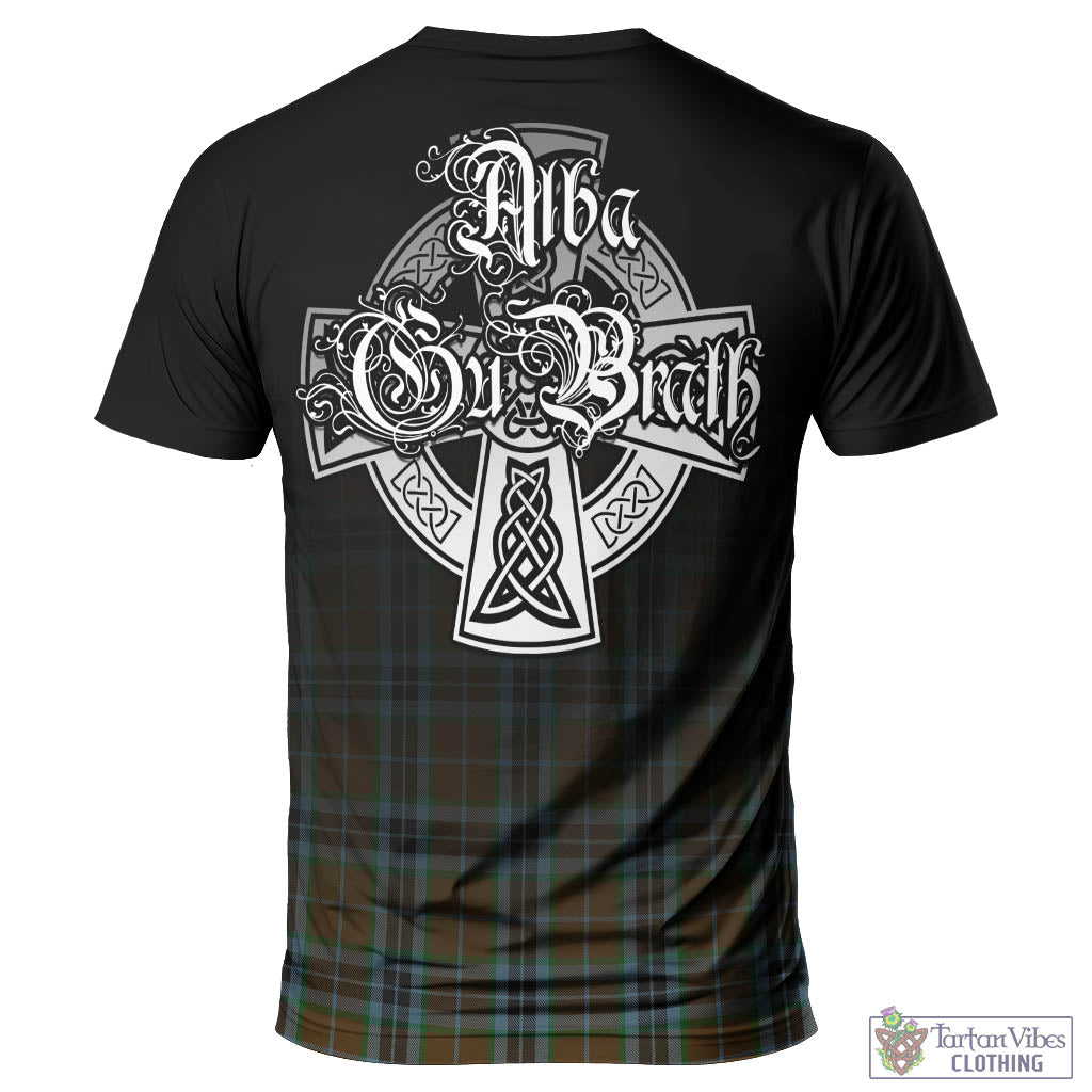 Tartan Vibes Clothing MacTavish Hunting Tartan T-Shirt Featuring Alba Gu Brath Family Crest Celtic Inspired