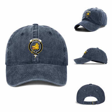 MacTavish (McTavish) Family Crest Denim Classic Cap