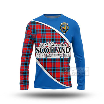 MacTavish (McTavish) Family Crest Tartan Long Sleeve T-Shirt Celebrate Saint Andrew's Day in Style