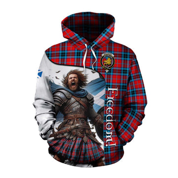 MacTavish (McTavish) Crest Tartan Cotton Hoodie Inspired by the Freedom of Scottish Warrior