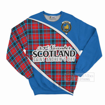 MacTavish (McTavish) Family Crest Tartan Sweatshirt Celebrate Saint Andrew's Day in Style