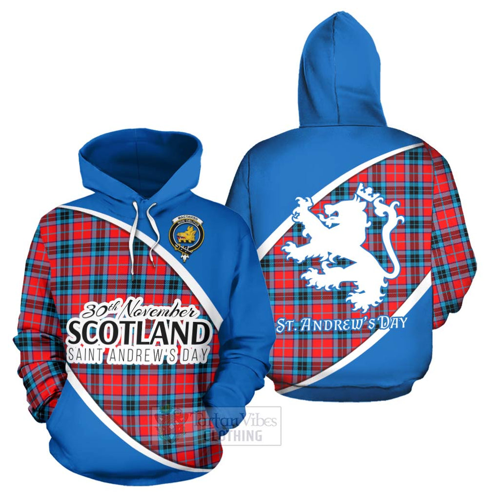 Tartan Vibes Clothing MacTavish (McTavish) Family Crest Tartan Hoodie Celebrate Saint Andrew's Day in Style