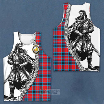 MacTavish (McTavish) Tartan Clan Crest Men's Tank Top with Highlander Warrior Celtic Style