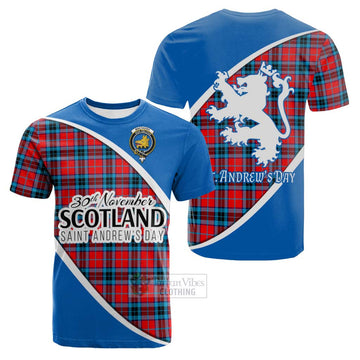 MacTavish (McTavish) Family Crest Tartan Cotton T-shirt Celebrate Saint Andrew's Day in Style