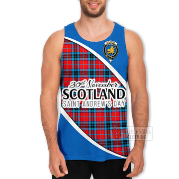 MacTavish (McTavish) Family Crest Tartan Men's Tank Top Celebrate Saint Andrew's Day in Style