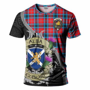 MacTavish (McTavish) Tartan Family Crest T-Shirt Lion Rampant Royal Thistle Shield Celtic Inspired Kid's Shirt - Tartan Vibes Clothing