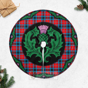 MacTavish (McTavish) Tartan Christmas Tree Skirt Scottish Thistle Style