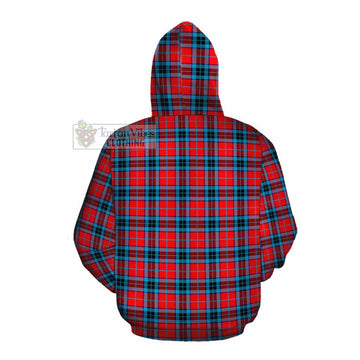 MacTavish (McTavish) Tartan Cotton Hoodie with Family Crest DNA In Me Style