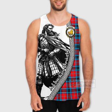 MacTavish (McTavish) Tartan Clan Crest Men's Tank Top with Highlander Warrior Celtic Style