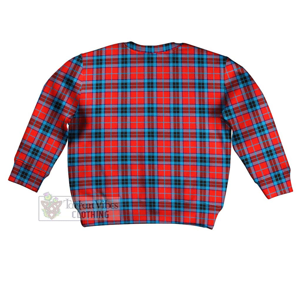 Tartan Vibes Clothing MacTavish (McTavish) Tartan Kid Ugly Sweater