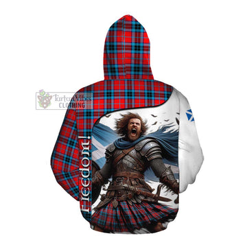 MacTavish (McTavish) Crest Tartan Cotton Hoodie Inspired by the Freedom of Scottish Warrior