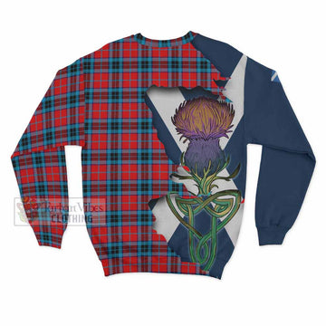 MacTavish (McTavish) Tartan Family Crest Sweatshirt Scottish Thistle Celtic Inspired - Tartan Vibes Clothing