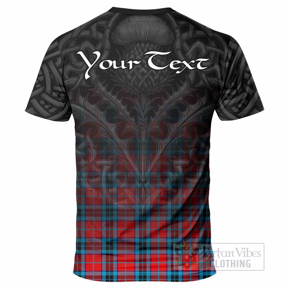 Tartan Vibes Clothing MacTavish (McTavish) Tartan T-Shirt with Family Crest Celtic Thistle Vibes