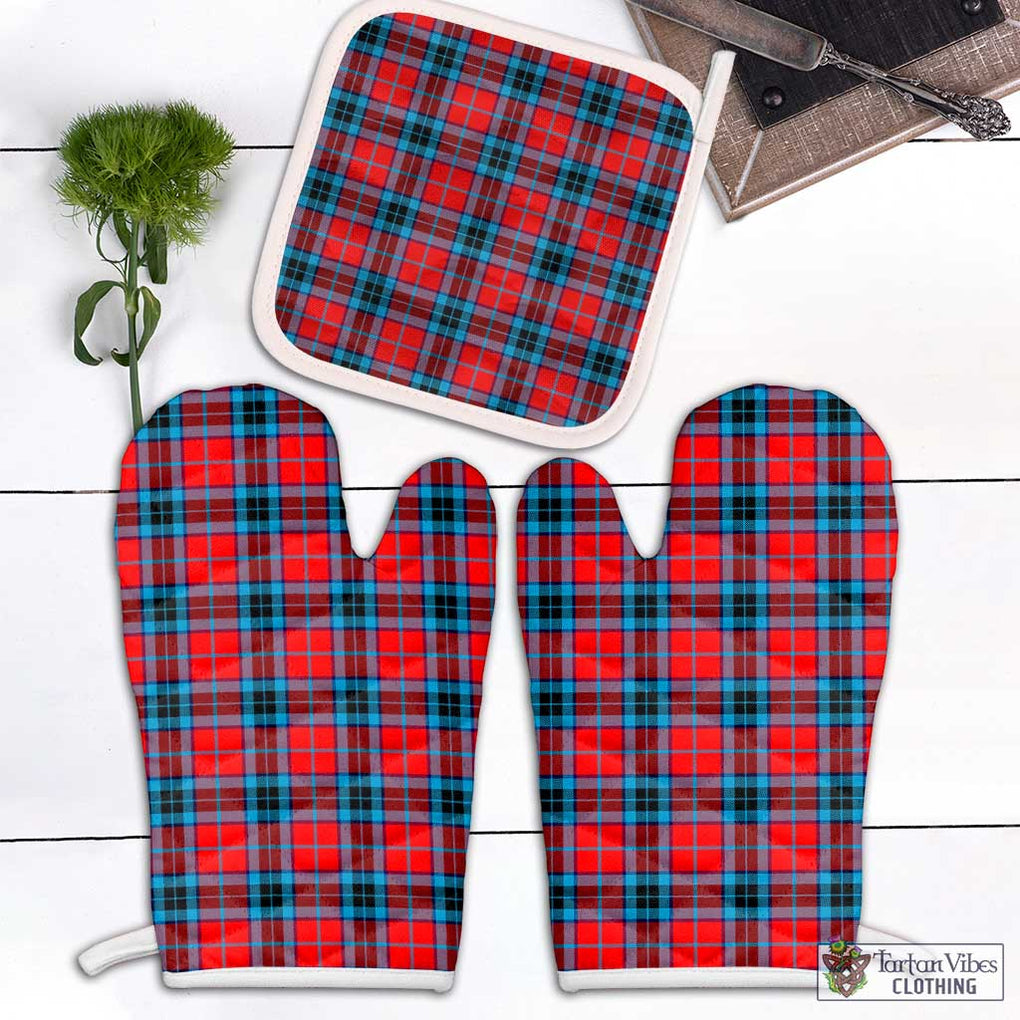 MacTavish (McTavish) Tartan Combo Oven Mitt & Pot-Holder Combo 1 Oven Mitt & 1 Pot-Holder White - Tartan Vibes Clothing