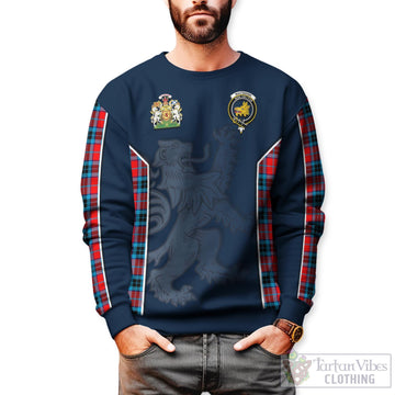 MacTavish (McTavish) Tartan Sweater with Family Crest and Lion Rampant Vibes Sport Style